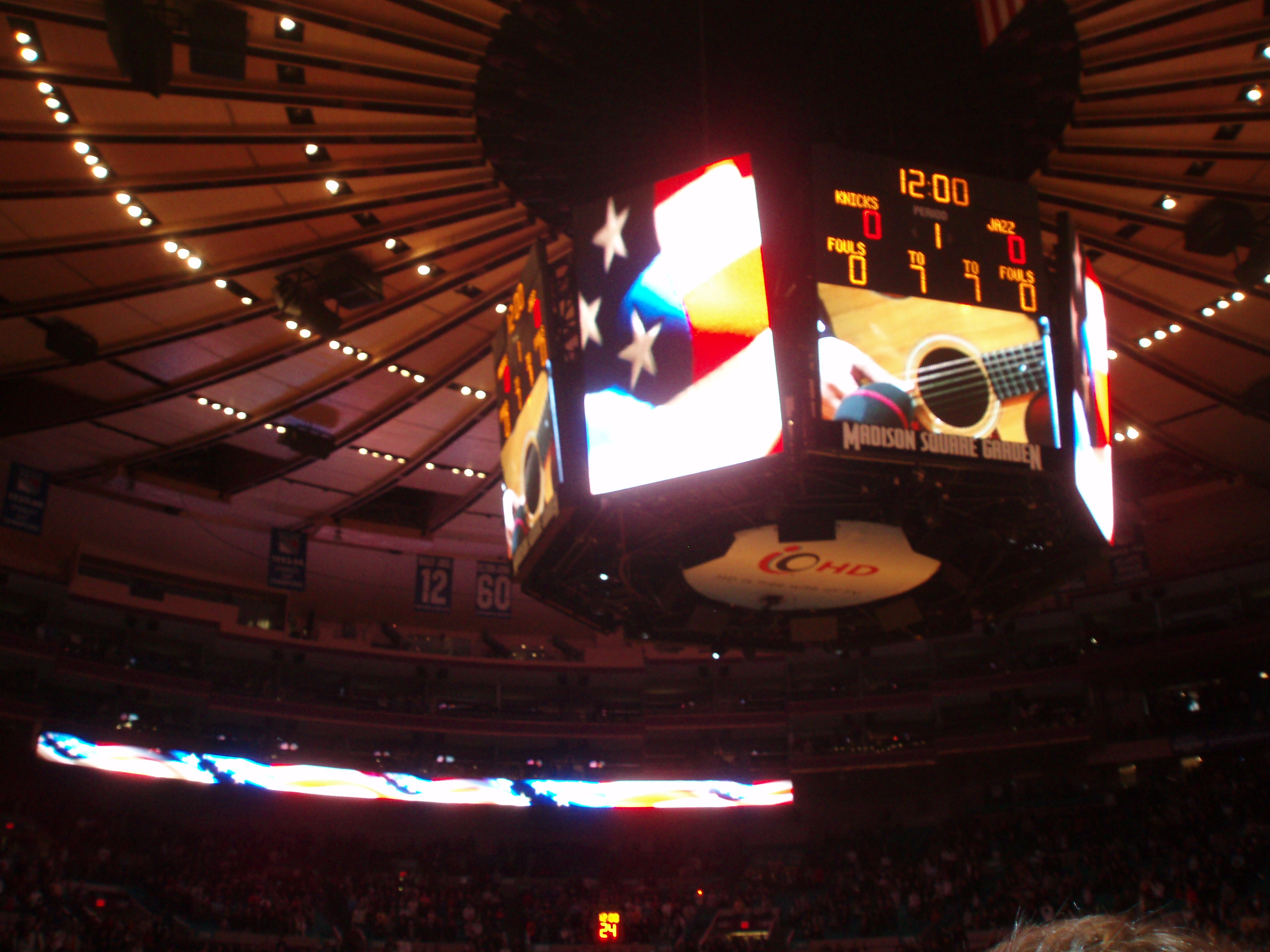 New York Knicksi mäng Madison Square Gardenis