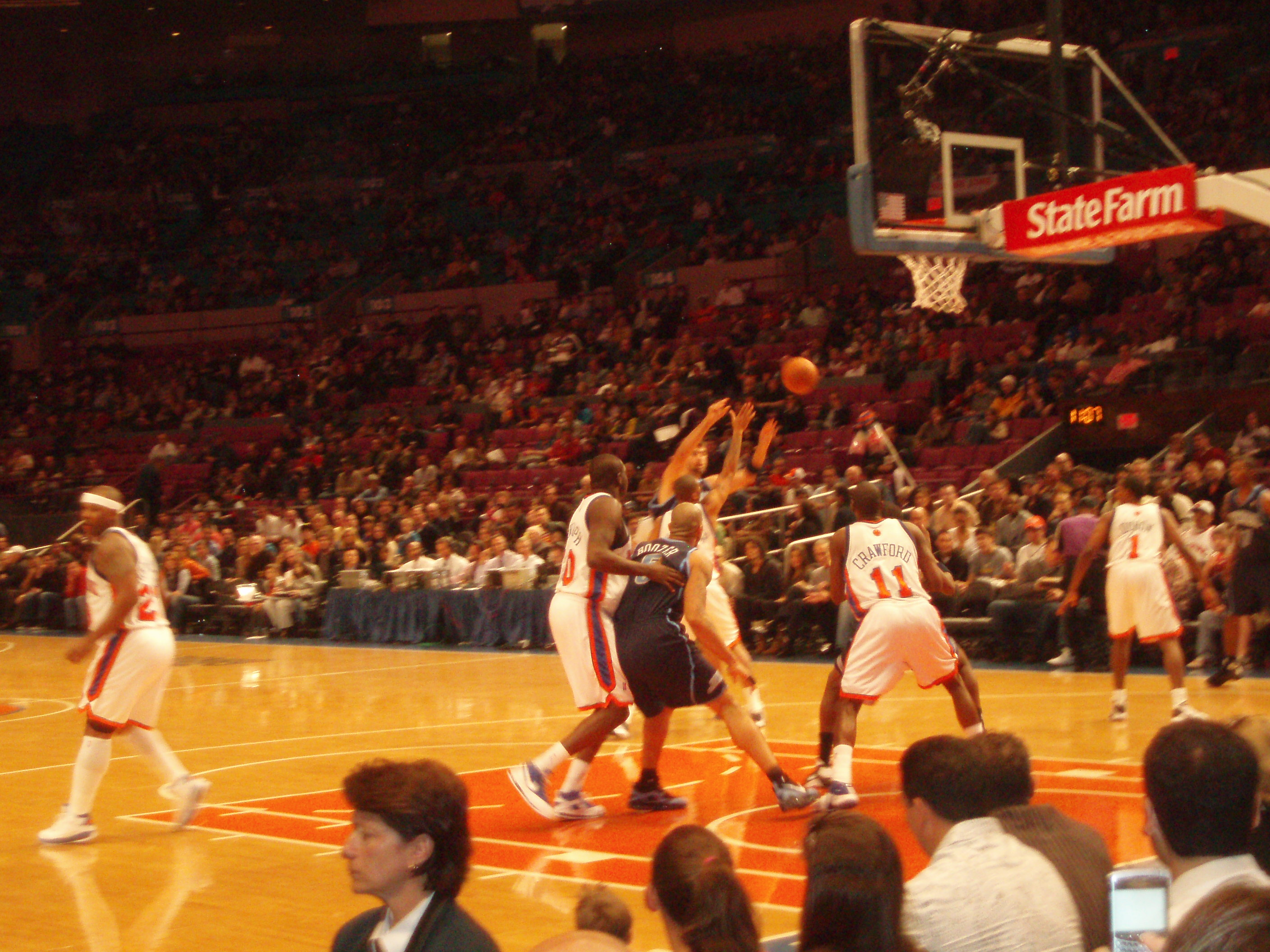 New York Knicksi mäng Madison Square Gardenis