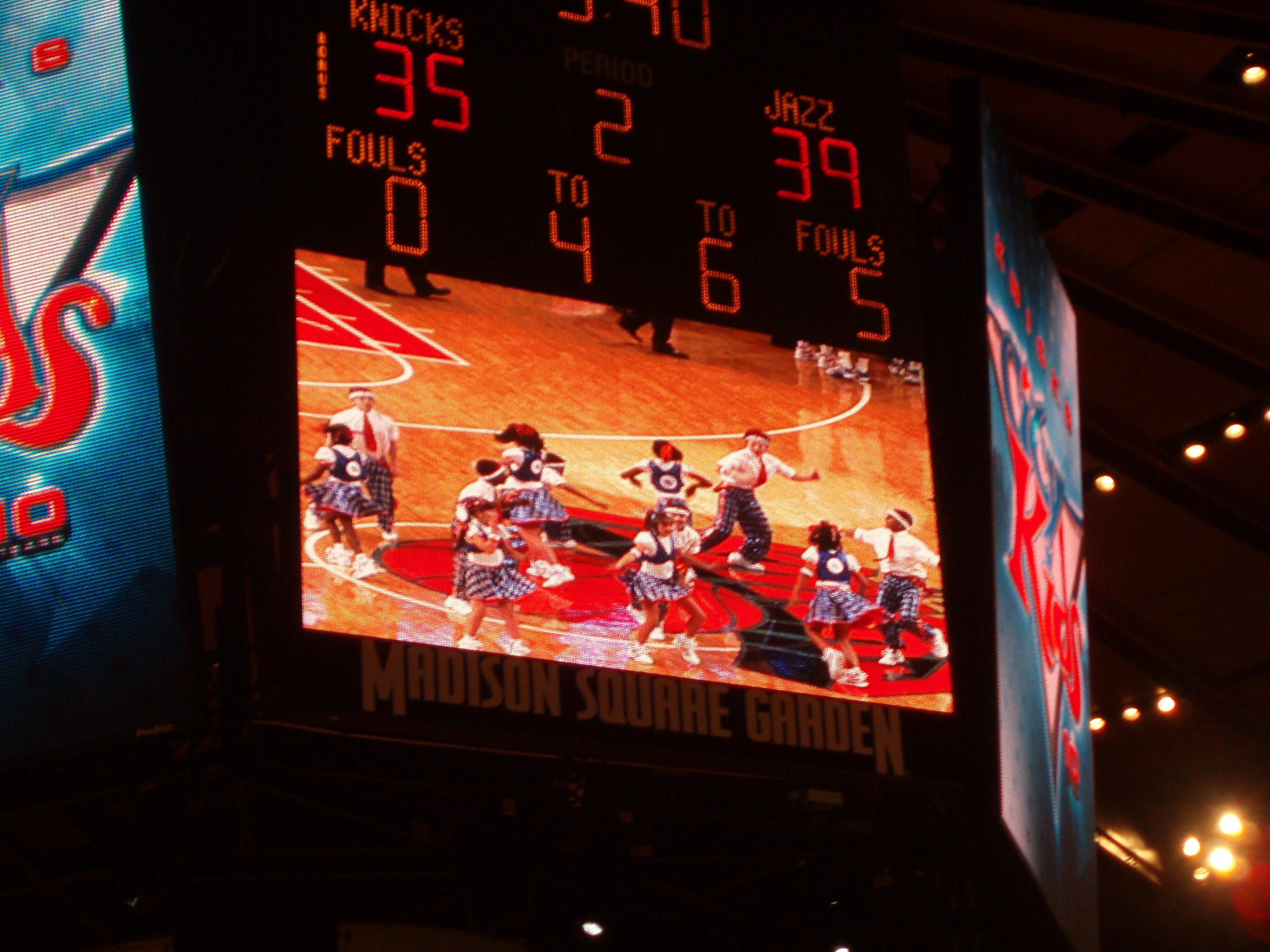 New York Knicksi mäng Madison Square Gardenis